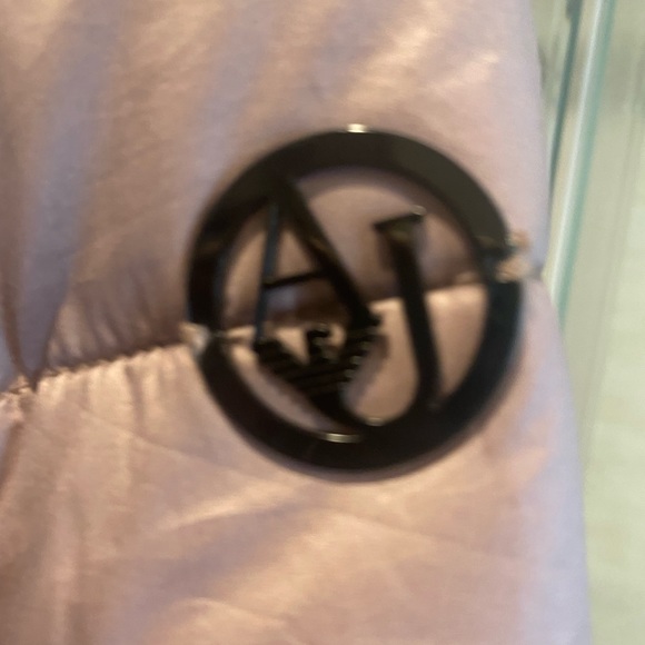 ARMANI JEANS OMBRE PUFFER WOMAN JACKET SIZE 6 - Picture 9 of 12